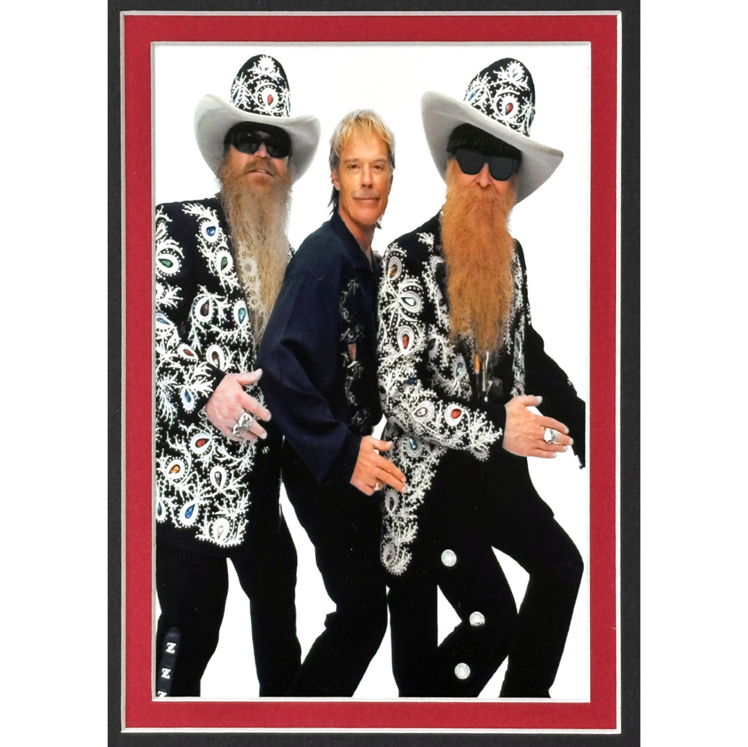 Billy Gibbons Autographed Eliminator Album Framed ZZ Top Backstage Pass Beckett