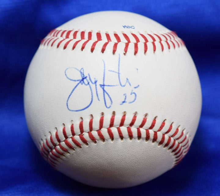 Jeremy Giambi Beckett BAS Autograph Minor League Signed Baseball