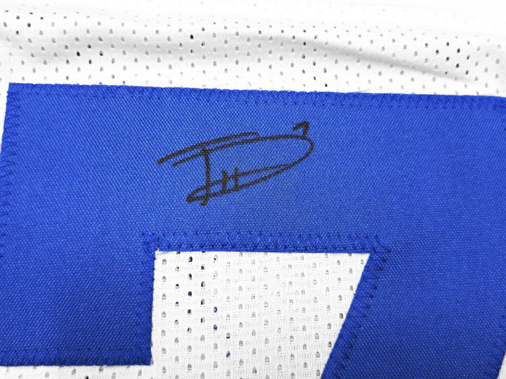 Dallas Cowboys Trevon Diggs Autographed Signed White Jersey Beckett