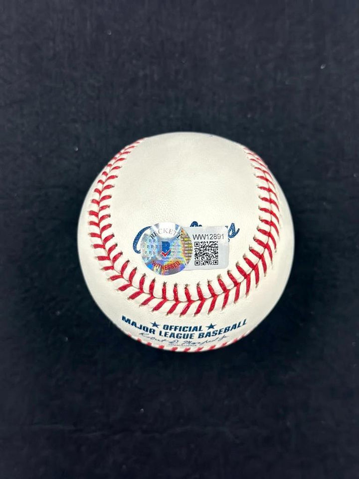 Bill Madlock signed "4x NL Batting Champ" Baseball autograph Beckett BAS Witnes