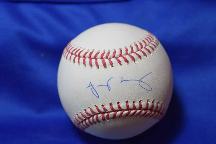 Jacoby Ellsbury MLB Authentic COA Autograph Major League OML Signed Baseball 4