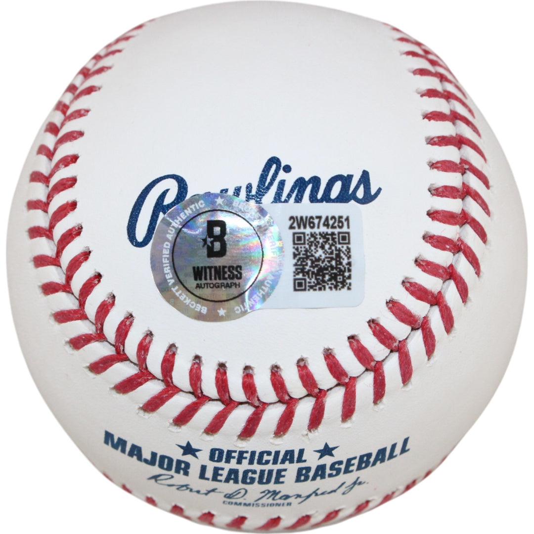 Domingo German Signed New York Yankees OML Baseball 27 Up 27 Down Beckett 50125