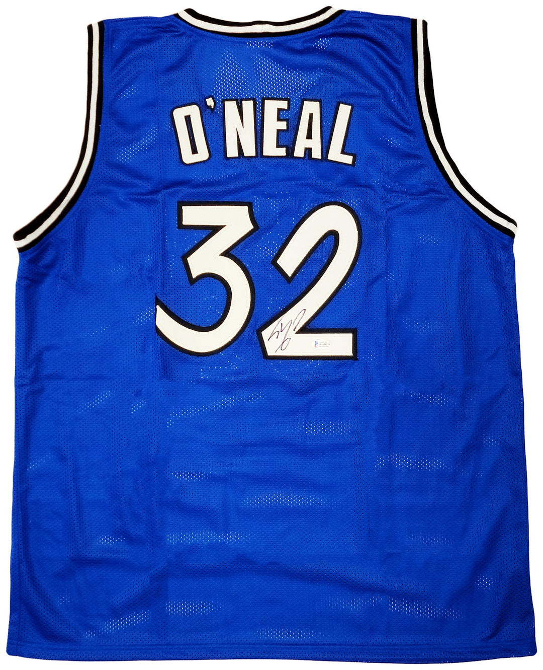 Orlando Magic Shaquille Shaq O'Neal Signed Blue Jersey The Diesel Beckett