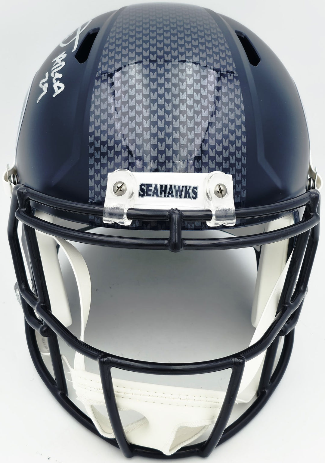 Earl Thomas III Signed Seahawks Blue Full Sz Rep Speed Helmet Beckett Wit