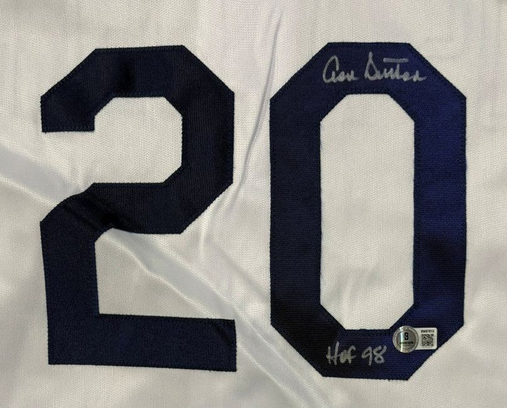 Don Sutton Los Angeles Signed White Baseball Jersey HOF 98 BAS