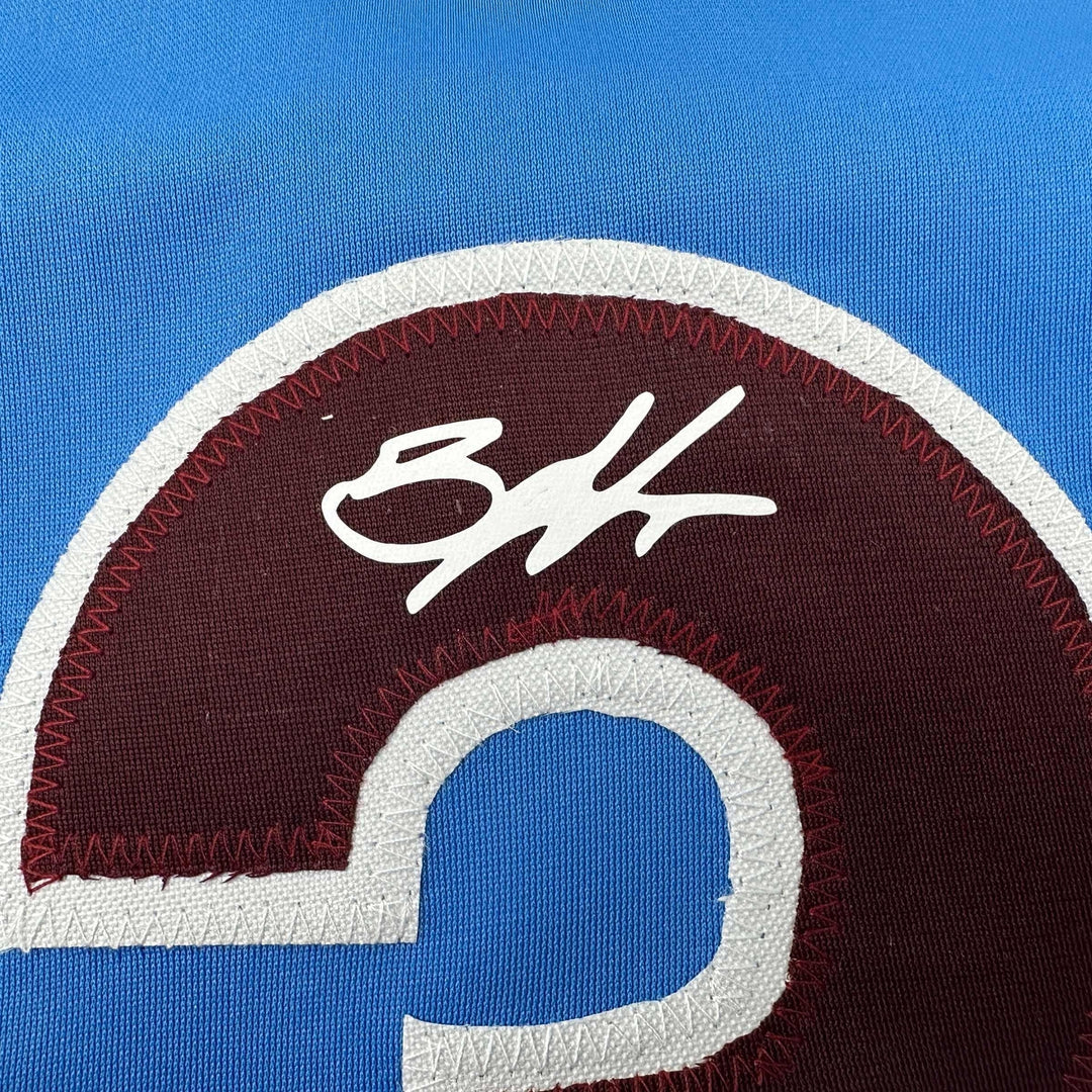 Facsimile Autographed Bryce Harper Philadelphia Blue Reprint Auto Jersey XL