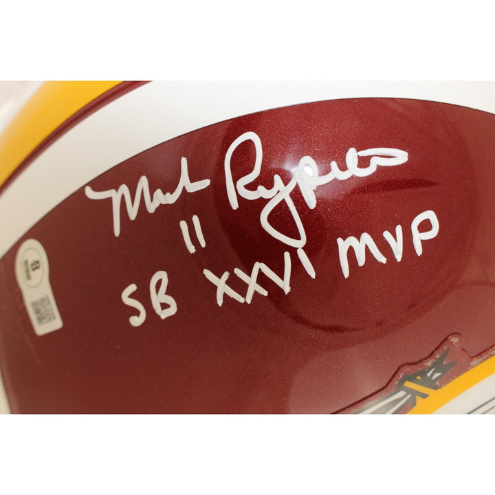 Williams Rypien Riggins Signed Washington Redskins F/S VSR4 Helmet BAS W 51899