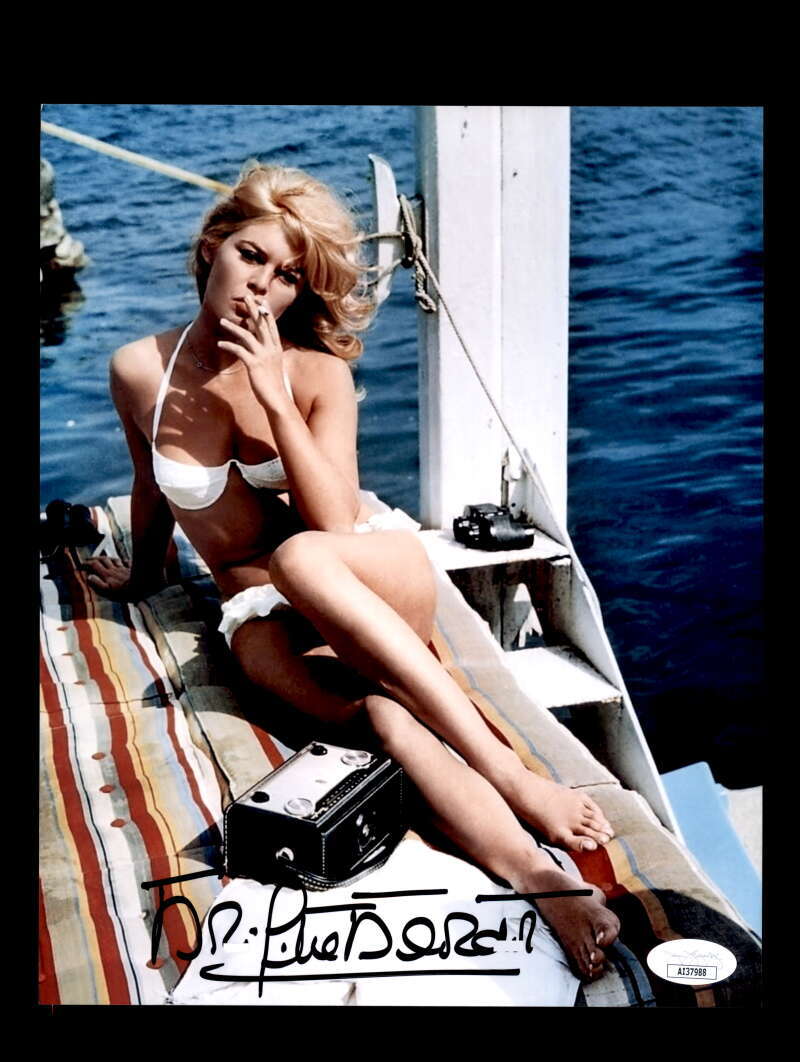 Brigitte Bardot JSA Cert Signed 8x10 Photo Autograph