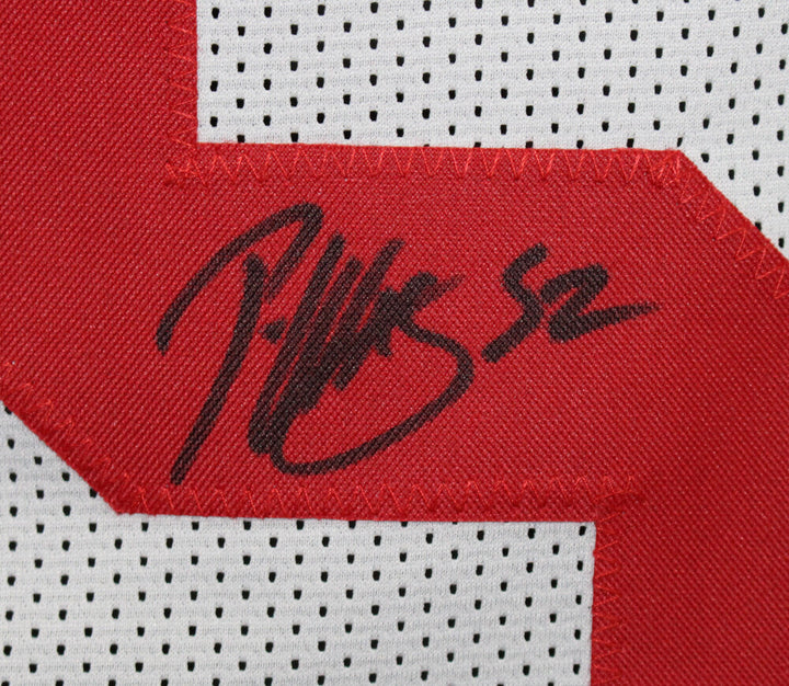Patrick Willis Autographed/Signed Pro Style White XL Jersey Beckett BAS 34519