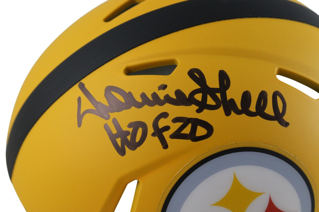Donnie Shell Autographed Pittsburgh Steelers Mini Helmet HOF Beckett WIT 54761