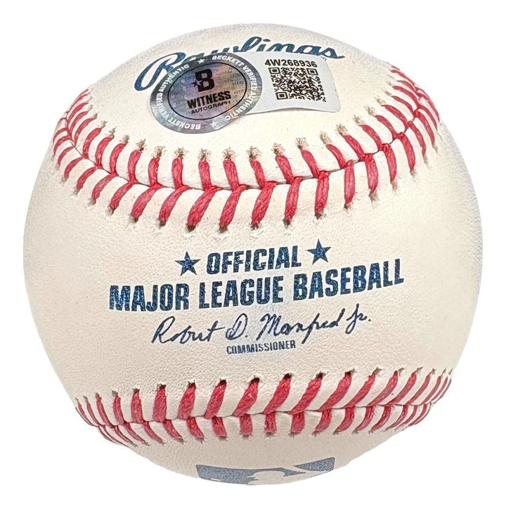 Luis Robert New York Mets Signed Official MLB Baseball BAS