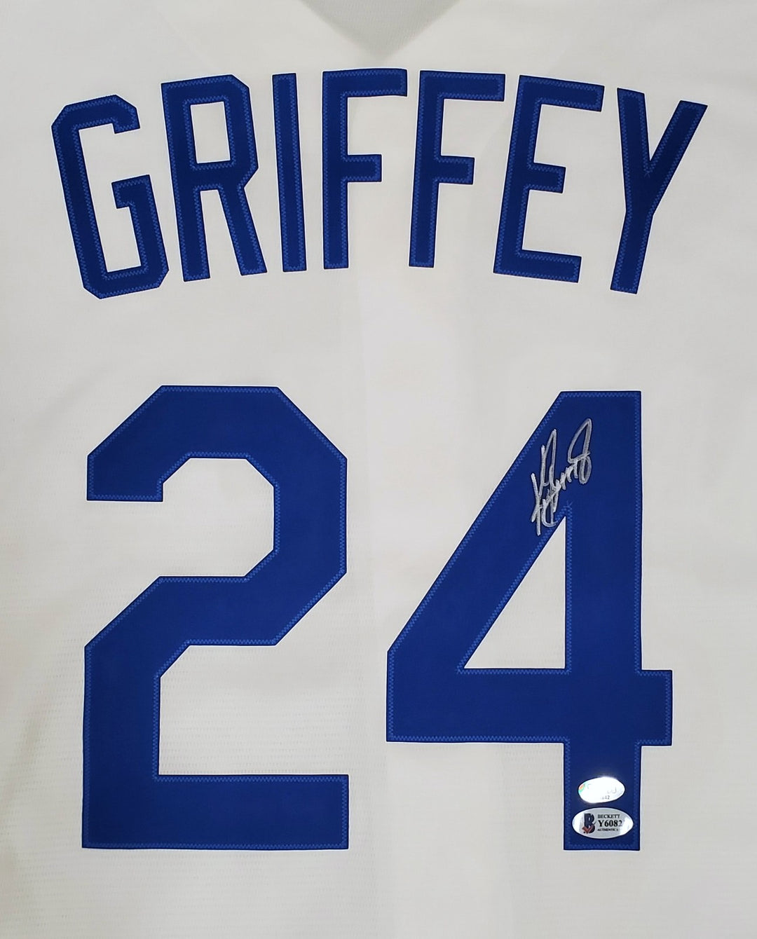 Seattle Mariners Ken Griffey Jr. Signed White Nike Throwback Jersey Size XXL