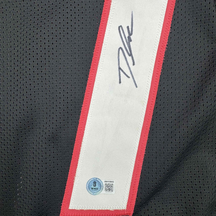 Autographed/Signed D'ANDRE SWIFT Georgia Black College Football Jersey JSA COA