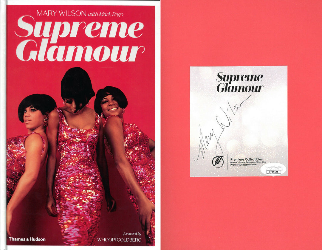 The Supremes Mary Wilson signed Hardcover First Edition Book– JSA MOTOWN
