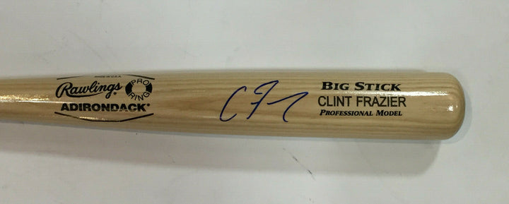 Clint Frazier Yankees Signed Pro Model Big Stick Baseball Bat Autograph JSA COA