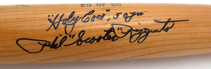 Phil Rizzuto Signed L Slugger Game Model Bat Yankees "Holy Cow" Beckett #BU87140