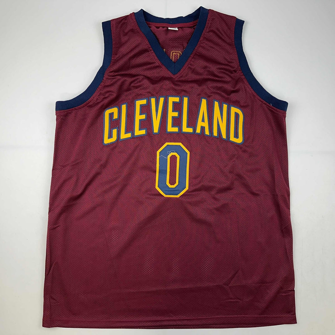 Facsimile Autographed Kevin Love Cleveland Red Reprint Jersey Size Men's XL