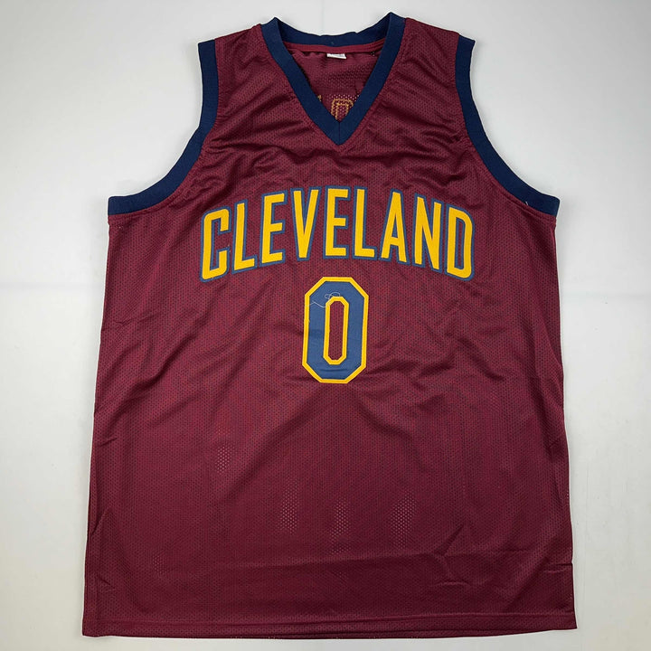Facsimile Autographed Kevin Love Cleveland Red Reprint Jersey Size Men's XL
