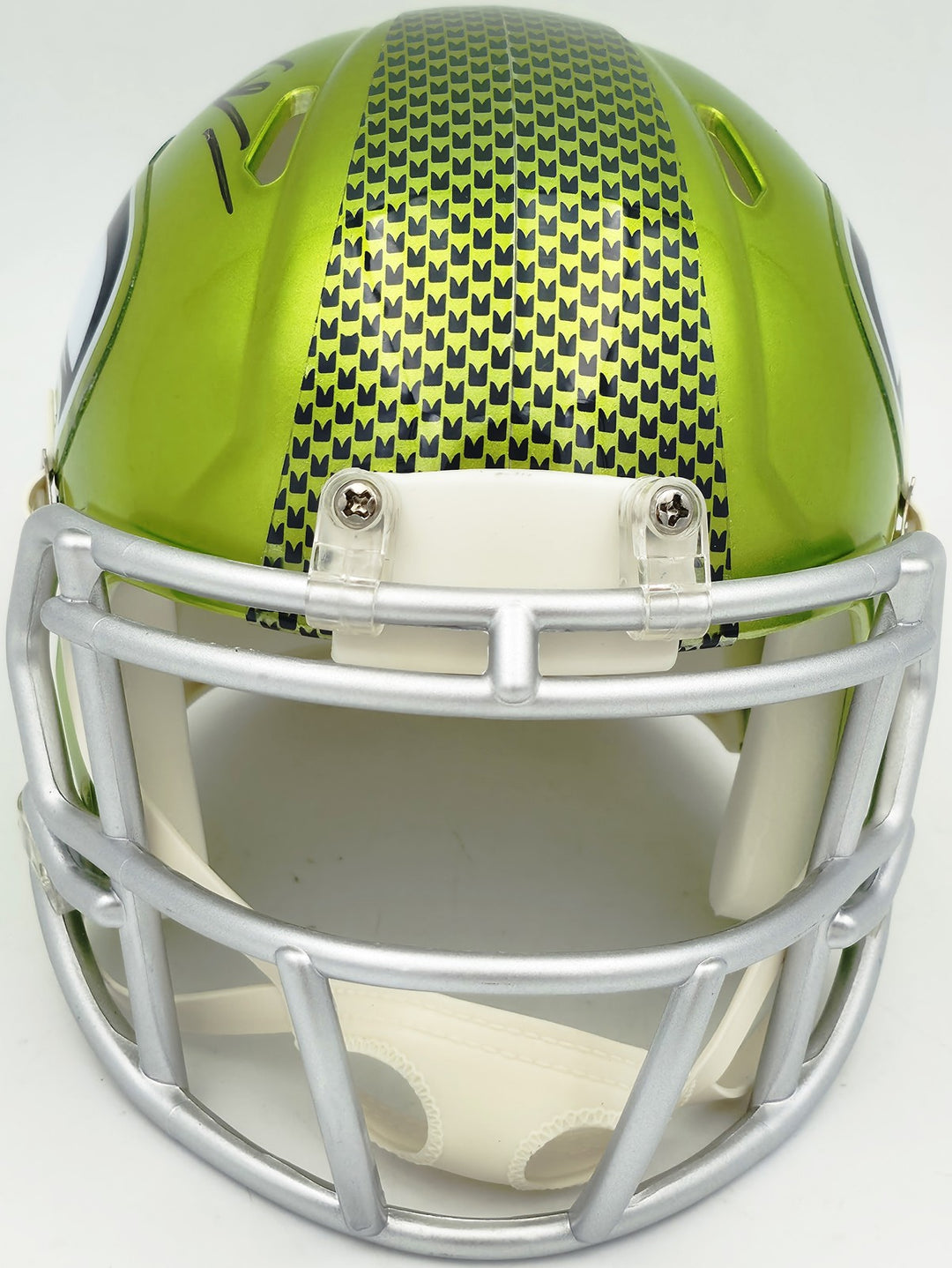Tory Horton Signed Seattle Seahawks Flash Green Speed Mini Helmet MCS Holo