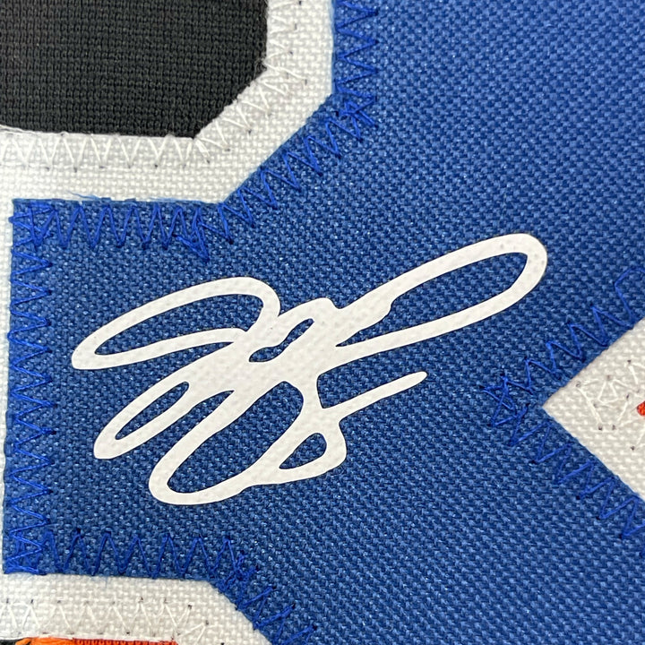 Framed Facsimile Autographed Mike Piazza 33x42 Black Reprint Laser Auto Jersey