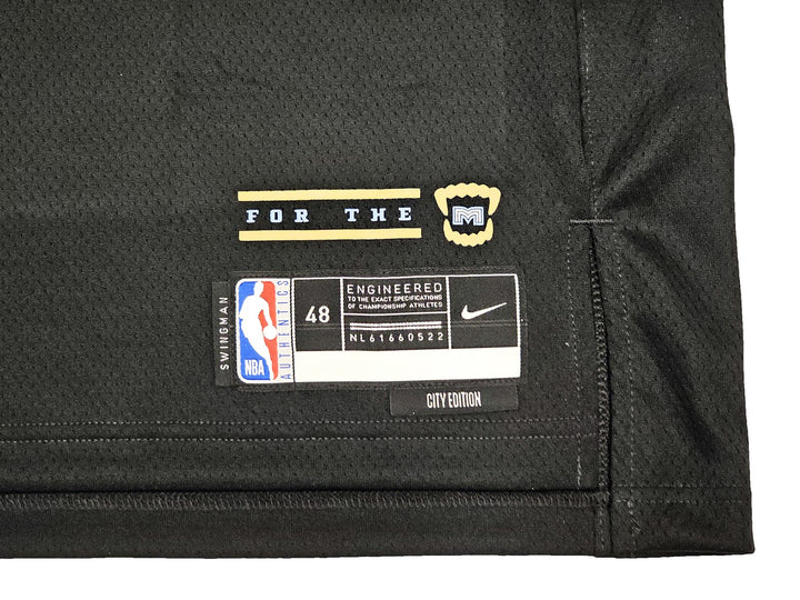 Grizzlies Ja Morant Auto Black Nike City Edition Swingman Jersey Size 48 Beckett