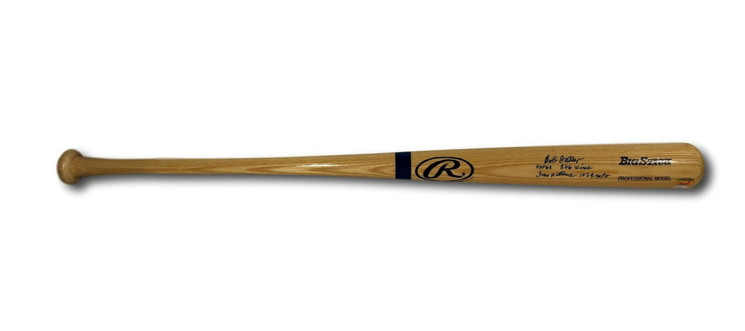 Bob Feller Hand Signed Inscribed Rawlings Model Bat COA SM.com Autograph Indians