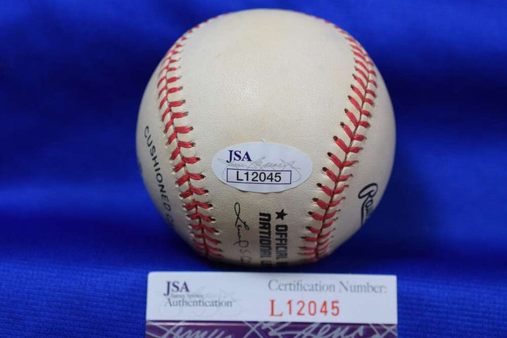 Al Oliver JSA Autograph National League Signed Baseball 1982 NL Batting Champ