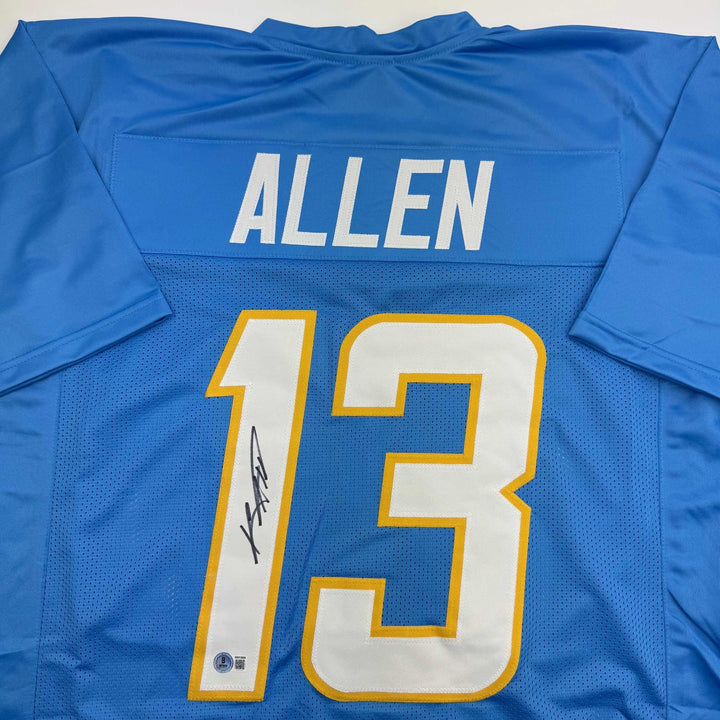 Autographed/Signed Keenan Allen Los Angeles LA Powder Blue Football Jersey Becke