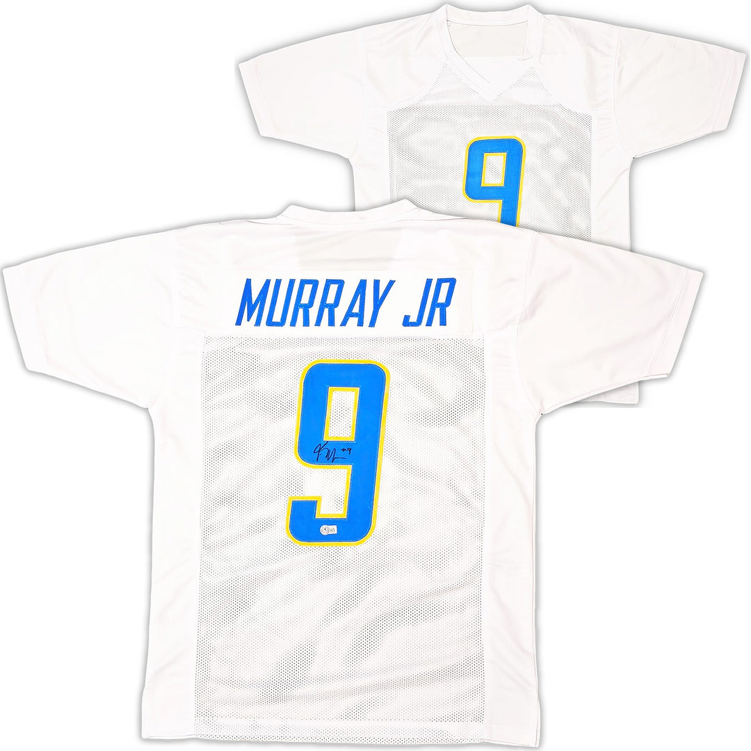 Los Angeles Chargers Kenneth Murray Jr. Signed White Jersey Beckett Wit