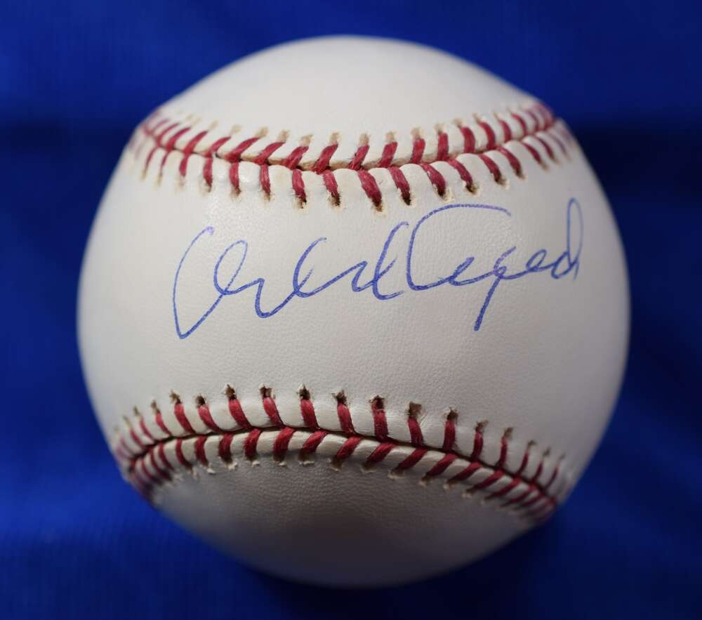 Orlando Cepeda Tristar MLB Authentic Coa Autograph Major League Signed Baseball