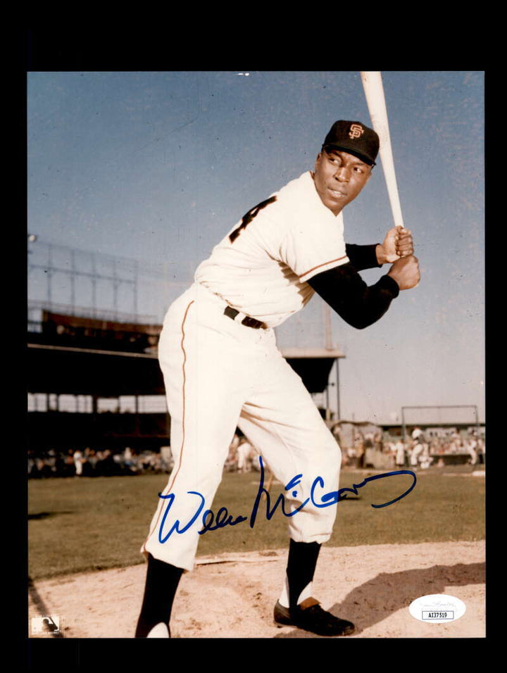 Willie McCovey JSA Certed Signed  8x10 Photograph Autograph Giants