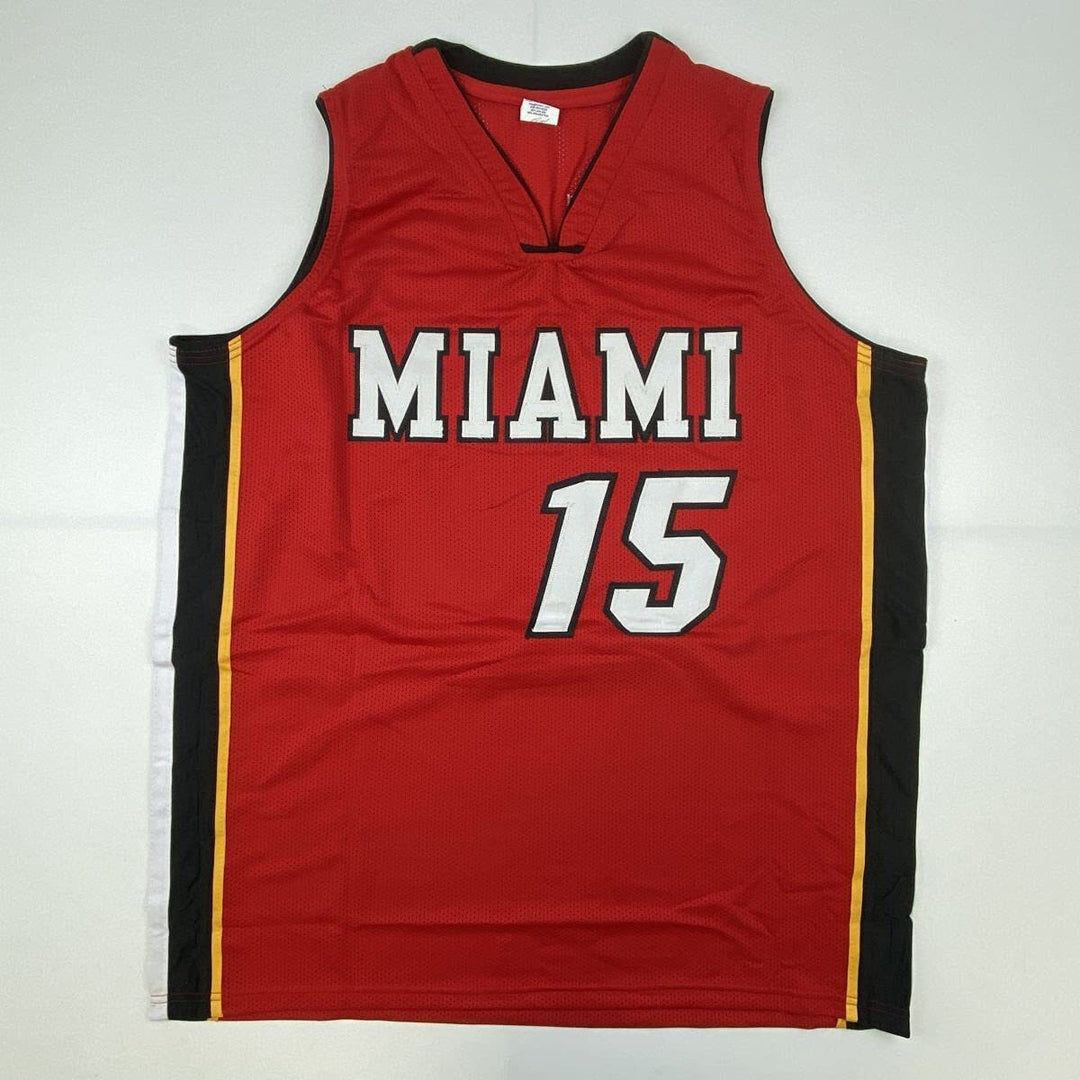 Autographed/Signed MARIO CHALMERS Miami Red Basketball Jersey JSA COA Auto