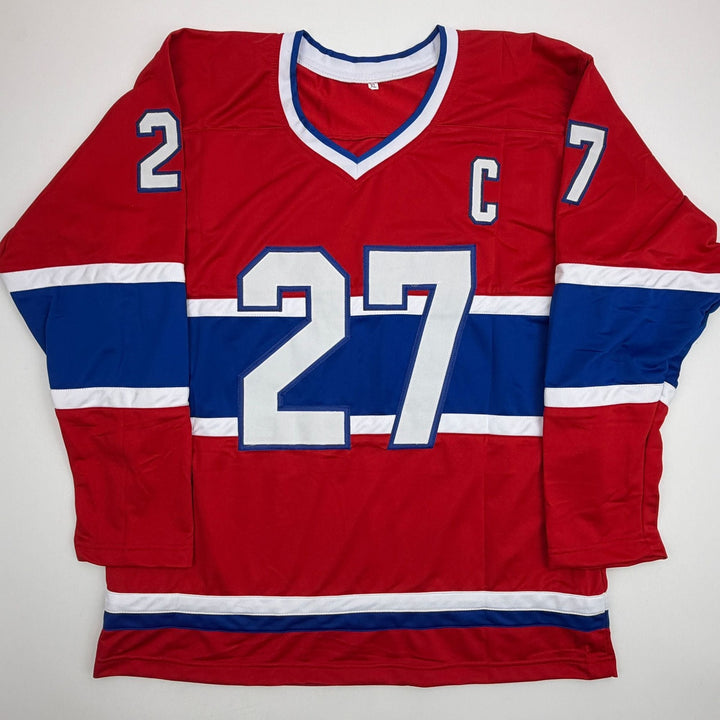 Autographed/Signed Alexei Alex Kovalev Montreal Red Jersey Beckett BAS COA