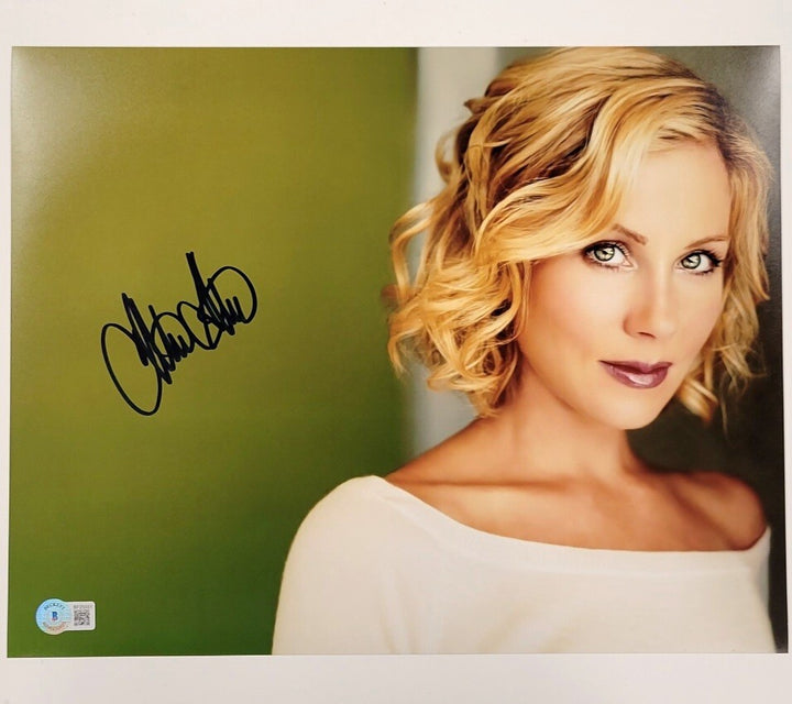 Christina Applegate signed 11x14 Photo Actress Autograph A ~ Beckett BAS Holo