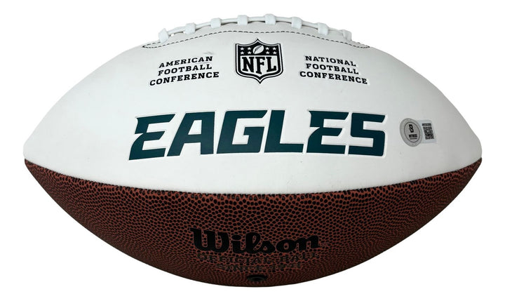 DeSean Jackson Signed Philadelphia Eagles Logo Football BAS