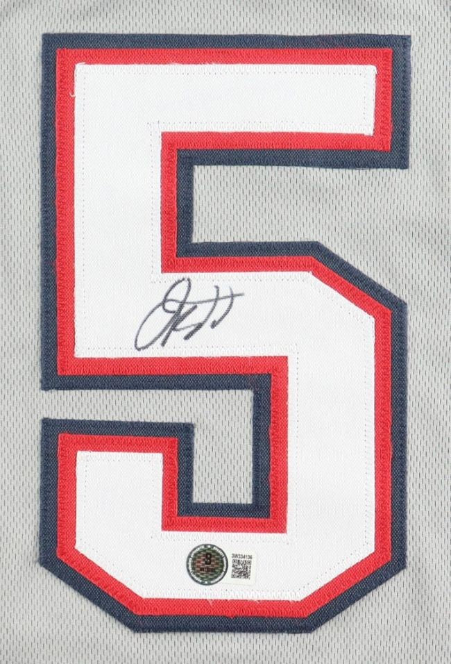 Jason Kidd New Jersey Signed Gray Basketball Jersey BAS