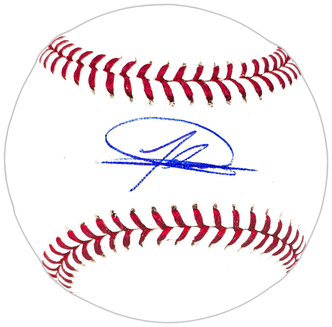 Jasson Dominguez Signed MLB Baseball New York Yankees Fanatics and MLB Holo