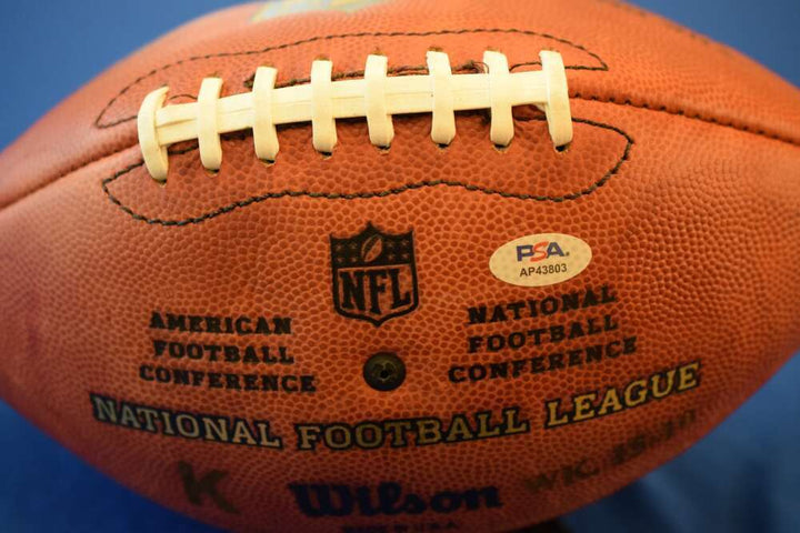 Tom Flores PSA DNA Autograph Official NFL Signed Football SB XV &XIII