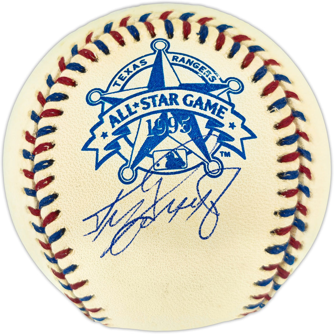 Ken Griffey Jr. Auto 1995 All Star Game Logo Baseball Mariners Beckett 3W342021