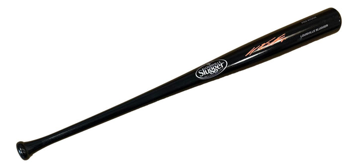 Jung Hoo Lee Giants Signed Black Louisville Slugger Baseball Bat BAS