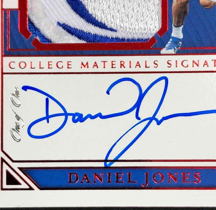 2019 National Treasures #116 Daniel Jones RC autograph RPA Rookie Patch Auto 1/1
