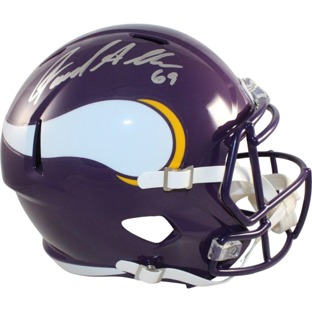 Jared Allen Autographed Minnesota Vikings F/S TB Helmet Beckett Witness 55174
