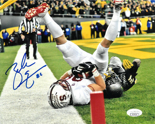 Zach Ertz signed Stanford Cardinal 8x10 Photo #86- JSA Hologram (TD Catch)