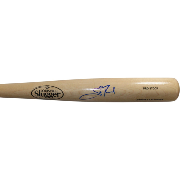Scott Rolan Autographed Philadelphia Phillies Blonde Baseball Bat Beckett 56966