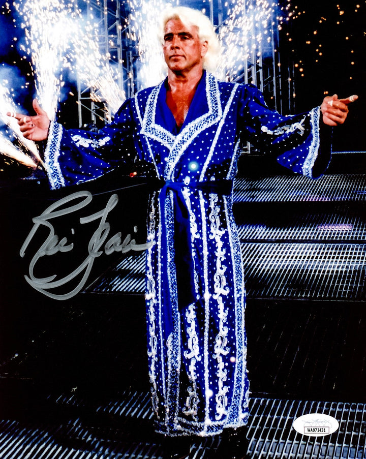 Ric Flair Autographed Signed 8x10 Photo WWE JSA