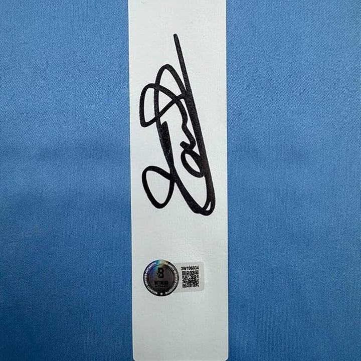 Framed Autographed/Signed Thibaut Courtois 35x39 Real Madrid Jersey Beckett COA