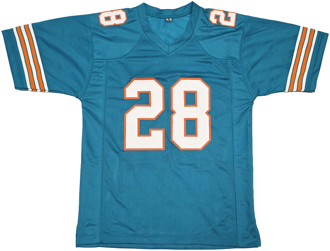 Miami Dolphins De'Von Achane Signed Teal Jersey Beckett Witness