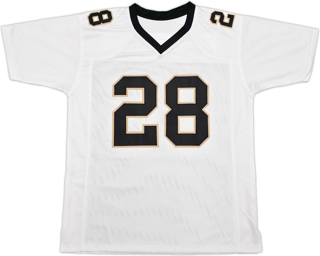New Orleans Saints Mark Ingram Signed White Jersey Beckett
