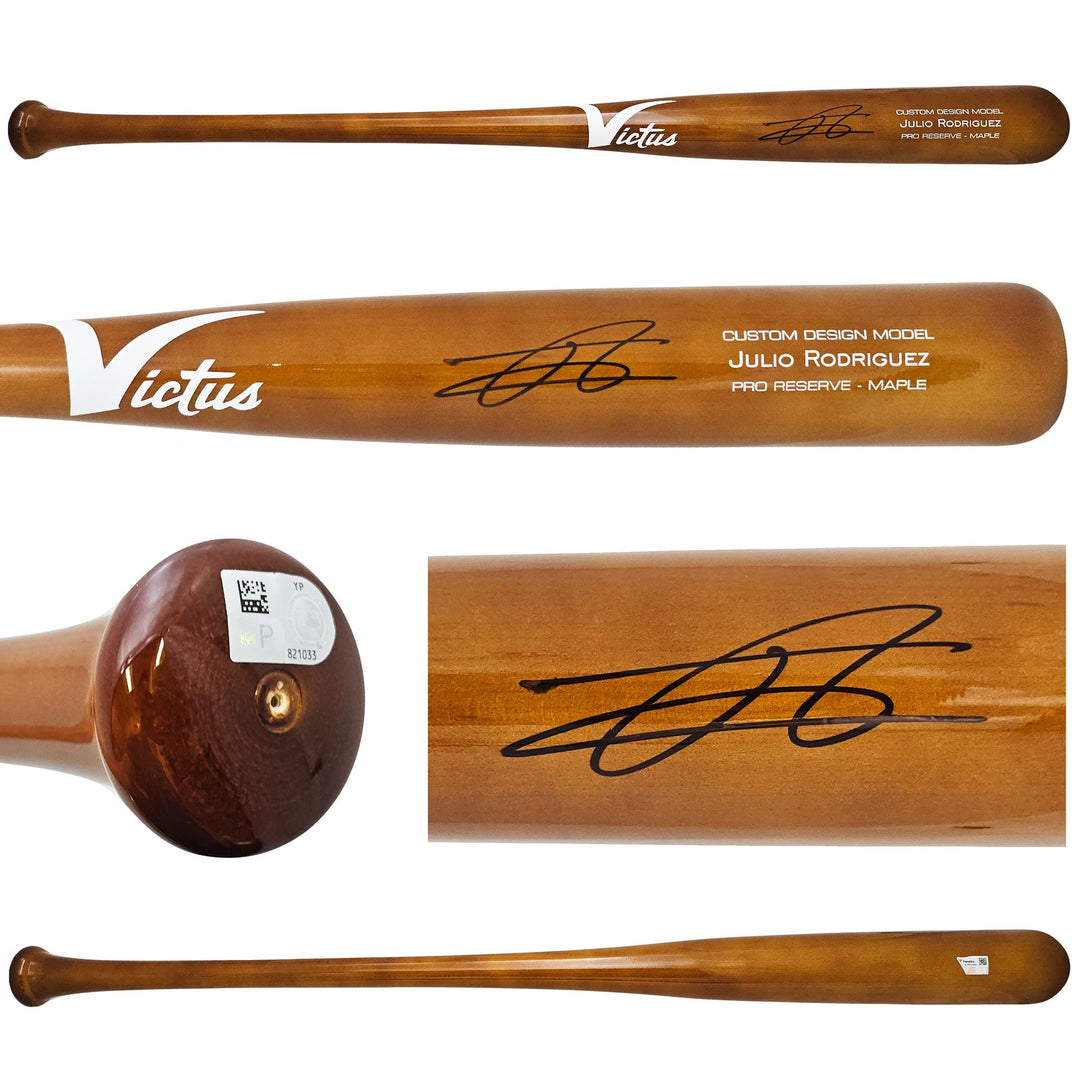 Julio Rodriguez Auto Brown Victus Pro Reserve Maple Bat Mariners Fanatics & MLB