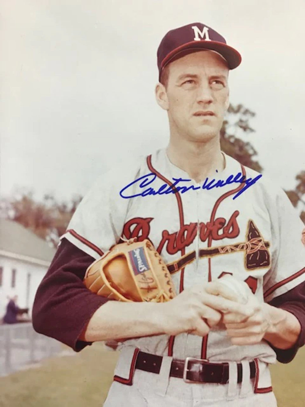 Carl Willey Autographed 8x10 Baseball Photo